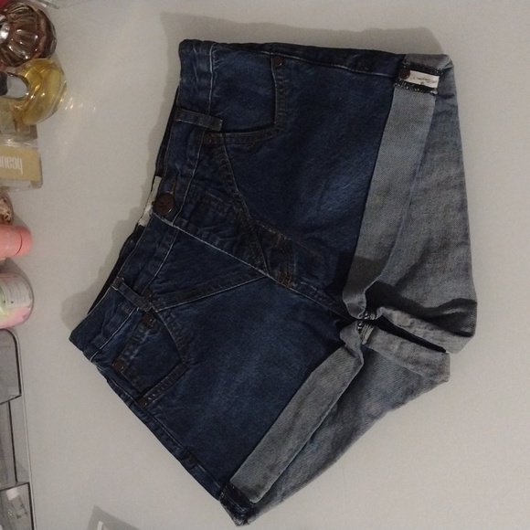 One Teaspoon Blue Jean Shorts - Picture 1 of 10